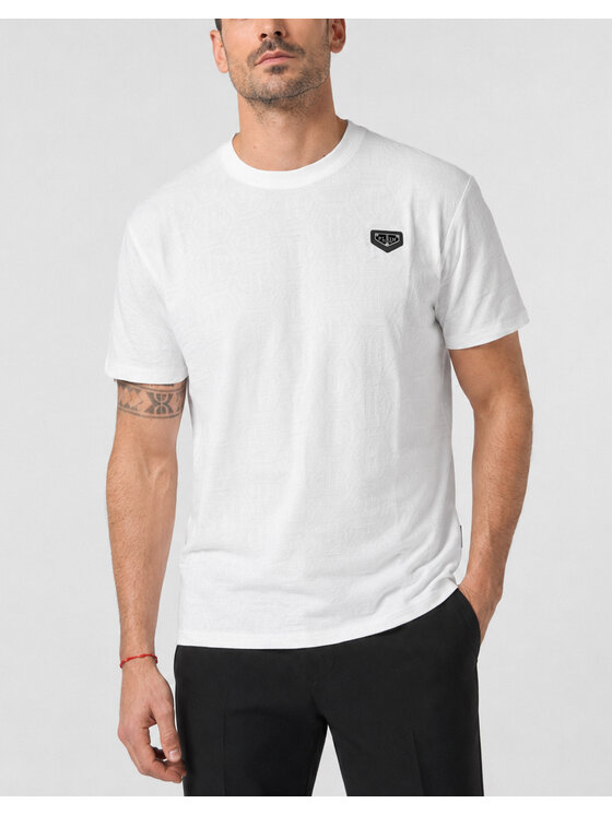 PHILIPP PLEIN PHILIPP PLEIN Tričko 31667 Biela Regular Fit