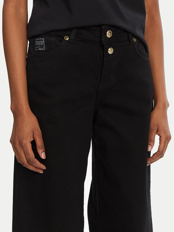 Versace Jeans Couture Versace Jeans Couture Blugi 78HAB561 Negru Wide Leg