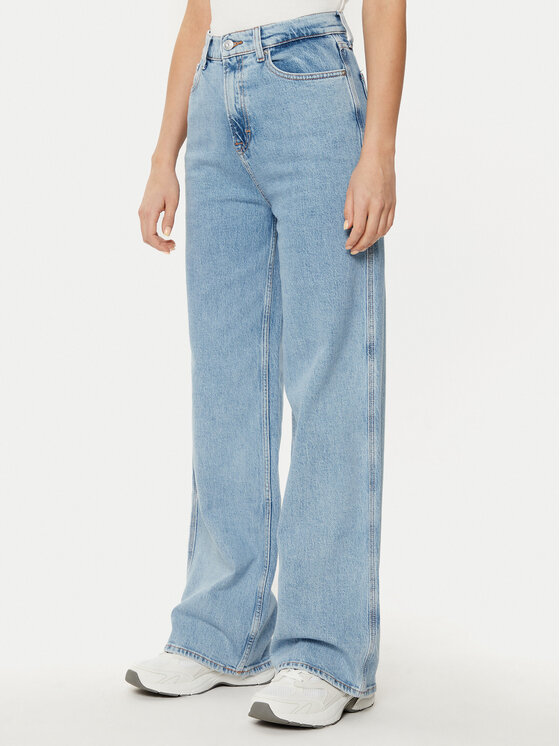 Tommy Jeans Tommy Jeans Farmer Claire DW0DW19558 Kék Wide Leg