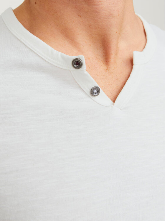 Jack&Jones Jack&Jones Majica Split 12164972 Bela Standard Fit