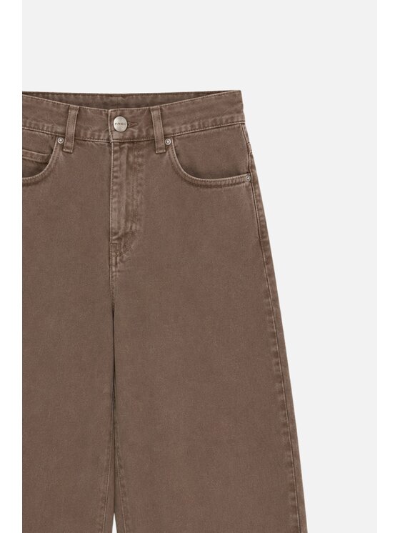 PINKO PINKO Jeansy Estelle Egg Brązowy Regular Fit