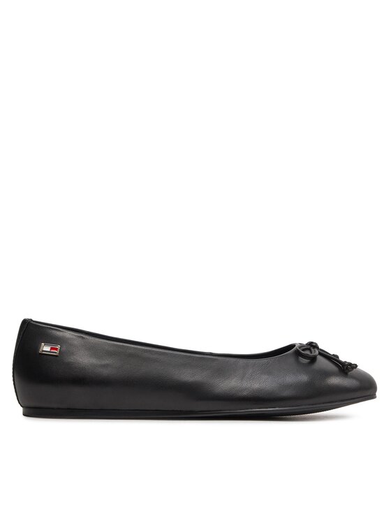 Tommy Hilfiger Baleríny Essential Chic Ballerina FW0FW08059 Čierna