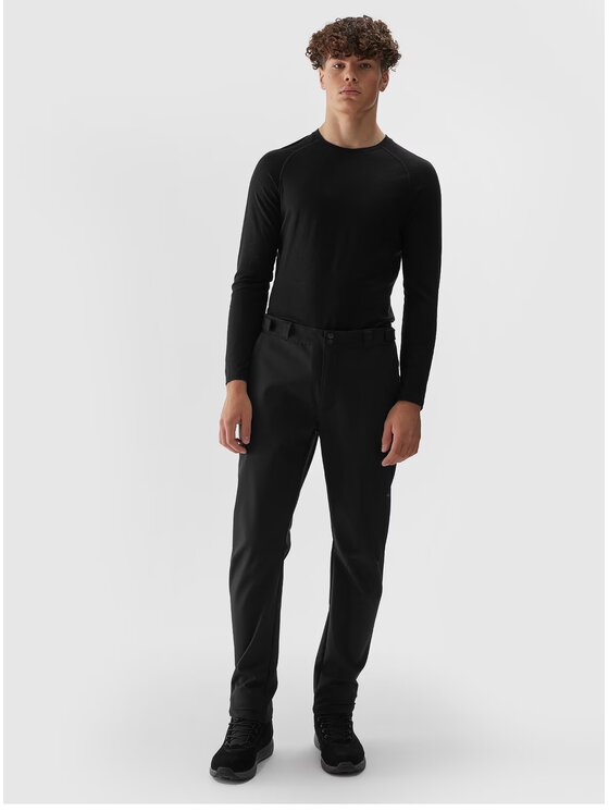 4F 4F Spodnie outdoor 4FWAW24TFTRM0783 Czarny Regular Fit