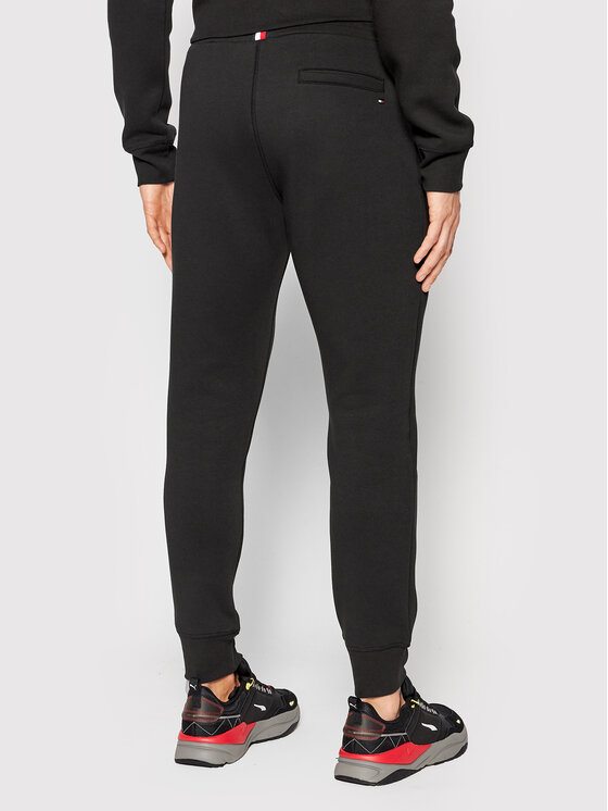 Tommy Hilfiger Tommy Hilfiger Jogginganzug Logo MW0MW24845 Schwarz Regular Fit