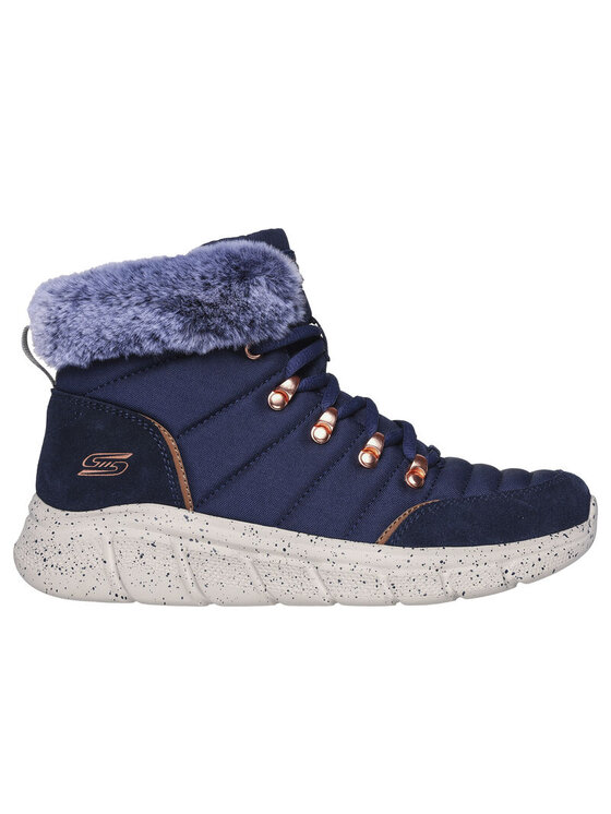 Skechers Skechers Śniegowce Bobs B Flex Granatowy