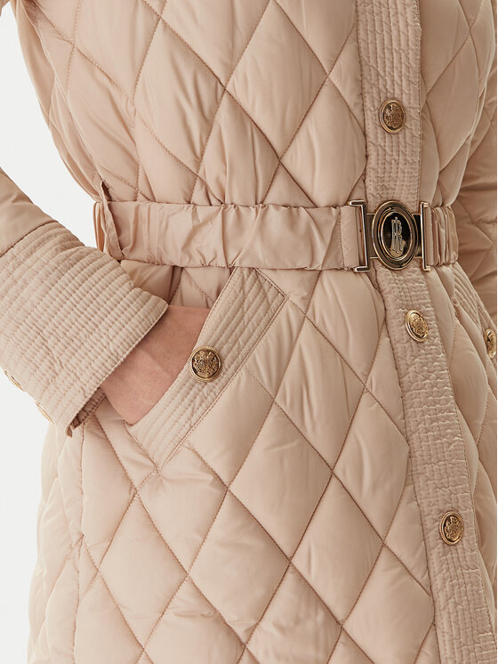 Fracomina Fracomina Cappotto di transizione FR25WC3004O45301 Beige Regular Fit