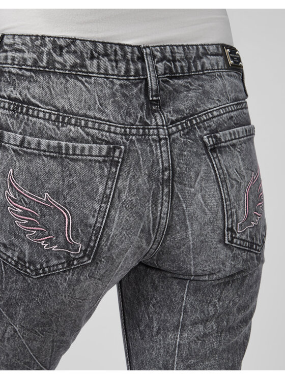 PHILIPP PLEIN PHILIPP PLEIN Jeansy 21939 Beżowy Boyfriend Fit