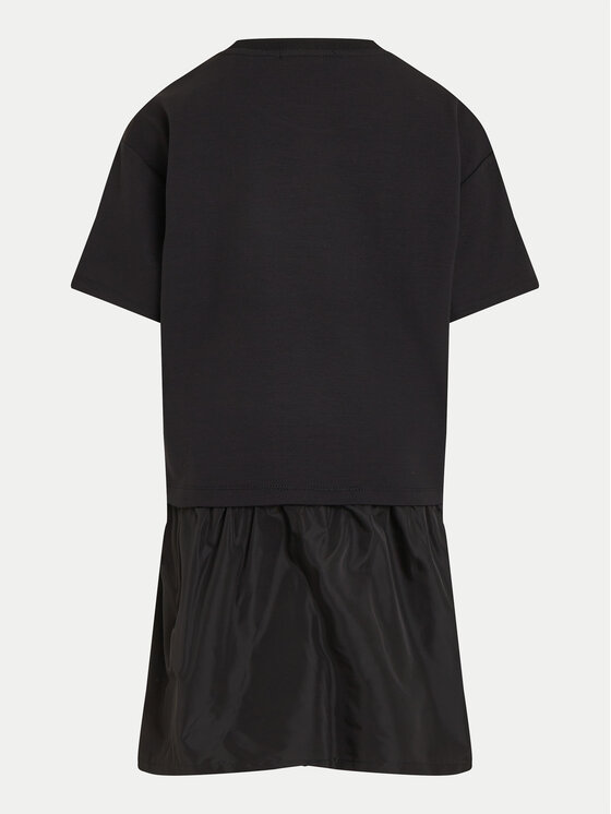 Calvin Klein Jeans Calvin Klein Jeans Ikdienas kleita Mix Media Intrasia IG0IG02576 M Melns Regular Fit