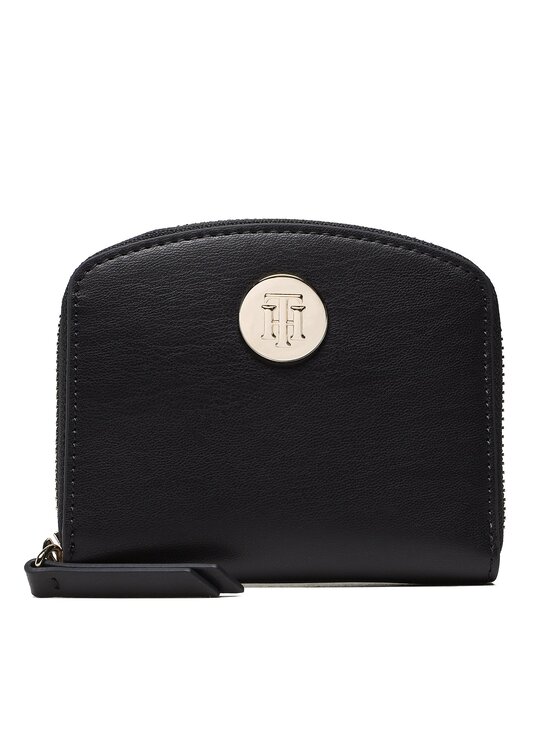 Tommy Hilfiger Tommy Hilfiger Zestaw portfel i brelok Th Chic Med Wallet And Charm Gp AW0AW14008 Granatowy