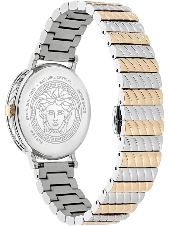 Versace Versace Zegarek VE0O00325 Srebrny