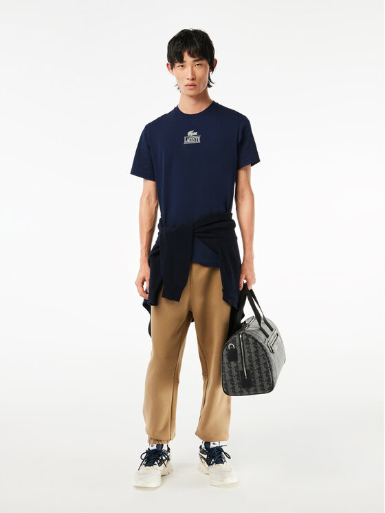 Lacoste Lacoste T-särk TH1147 Tumesinine Regular Fit