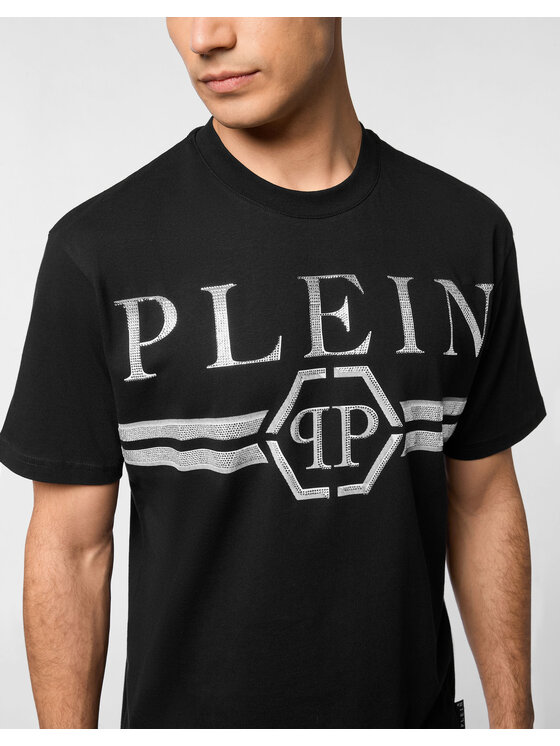PHILIPP PLEIN PHILIPP PLEIN T-Shirt 27091 Czarny Regular Fit