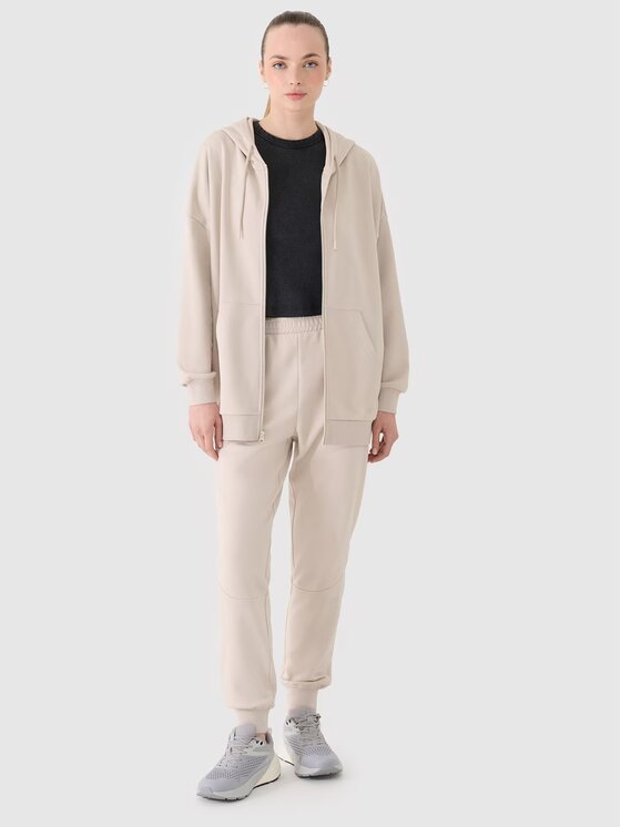 4F 4F Felpa 4FRSS25TSWSF2152-83S Marrone Oversize