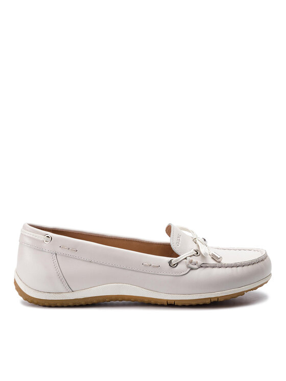 Geox Geox Mocasini D Vega Moc B D92DNB 043BC C1002 Alb