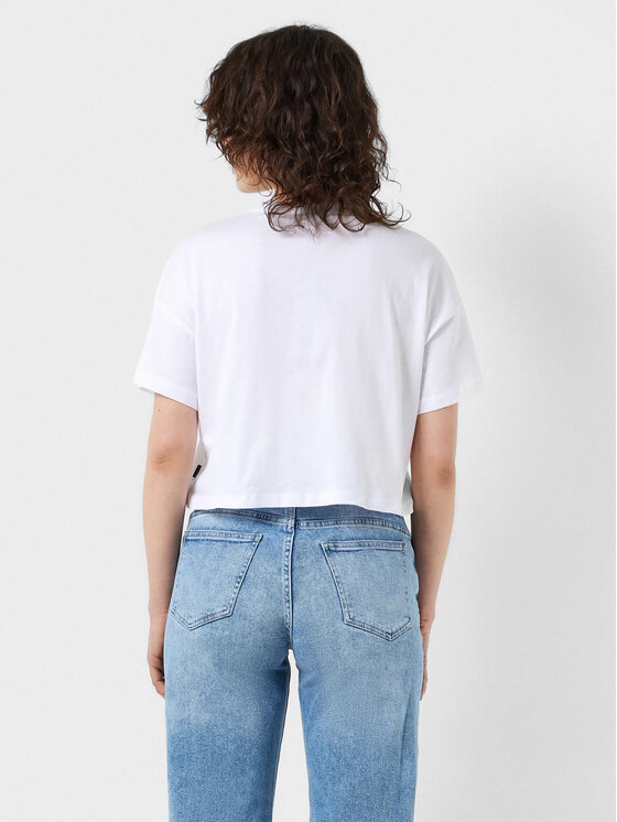 Noisy May Noisy May T-Shirt Alena 27023863 Bílá Cropped Fit