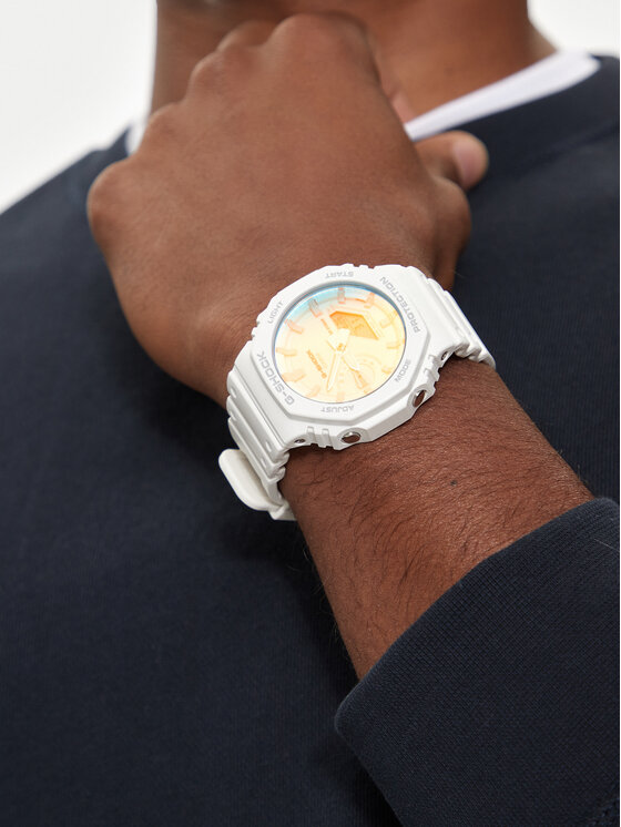 G-Shock Hodinky Beach Time Lapse GA-2100TL-7AER Bílá | Modivo.cz