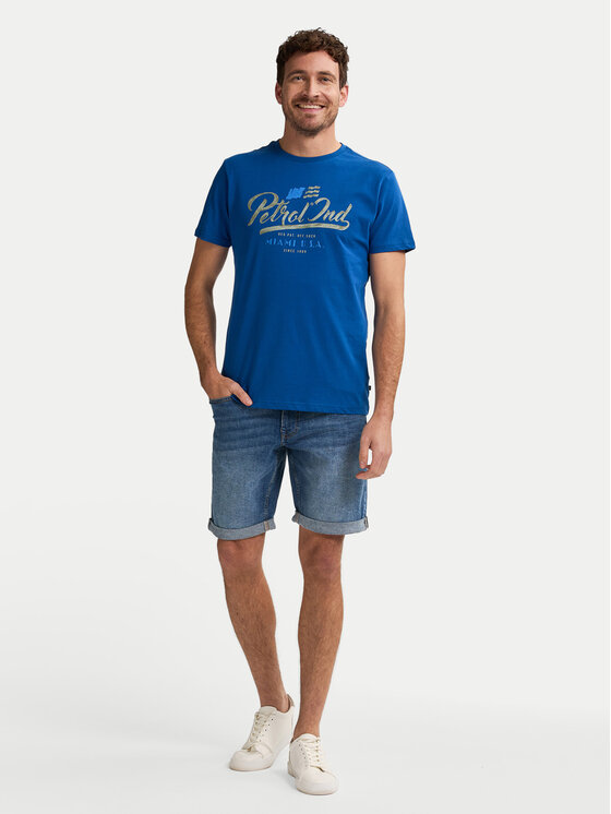 Petrol Industries Petrol Industries T-Shirt M-1050-TSR600 Blau Regular Fit