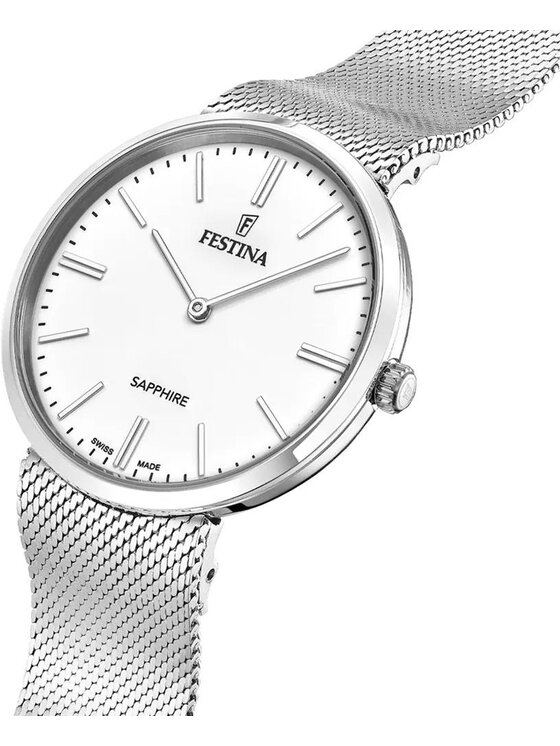 Festina Festina Hodinky F20074-1 Strieborná
