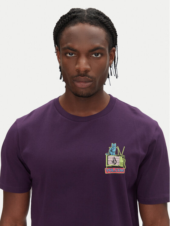 Volcom Volcom T-Shirt Catv A3512552 Fioletowy Classic Fit