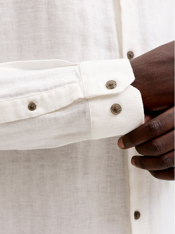 Jack & Jones Jack & Jones Hemd Blaparker 12292161 Écru Regular Fit