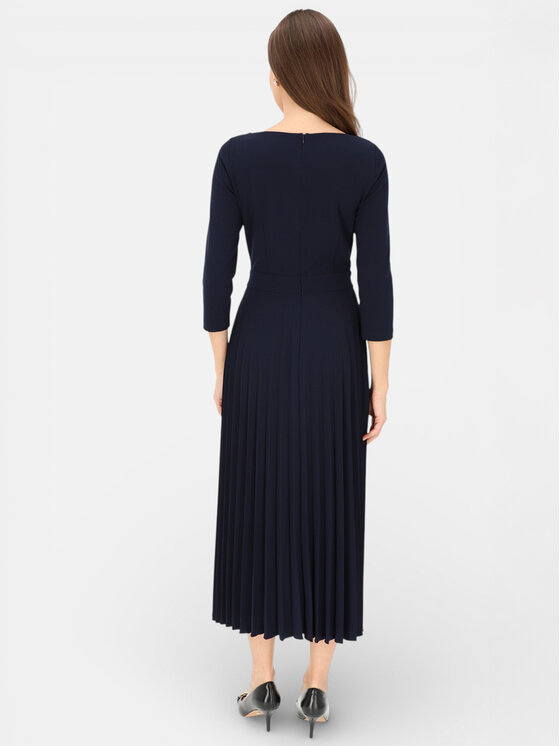 L’AF L’AF Sukienka wieczorowa Celine Granatowy Regular Fit