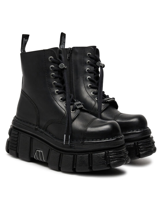 NEW ROCK NEW ROCK Bocanci M-NEWMILI083-S21 Negru