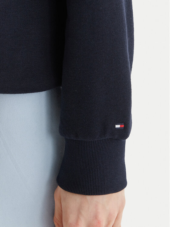 Tommy Hilfiger Tommy Hilfiger Majica dugih rukava UW0UW04521 Tamnoplava Regular Fit
