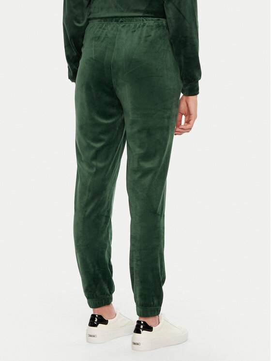 Pieces Pieces Pantaloni da tuta Silli 17154432 Verde Regular Fit