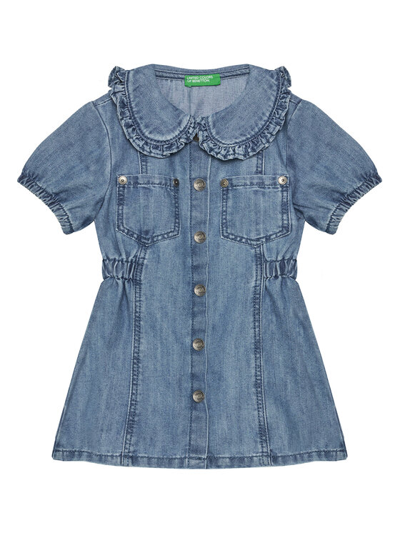 United Colors Of Benetton United Colors Of Benetton Farmer ruha 41DWGV029 Kék Regular Fit