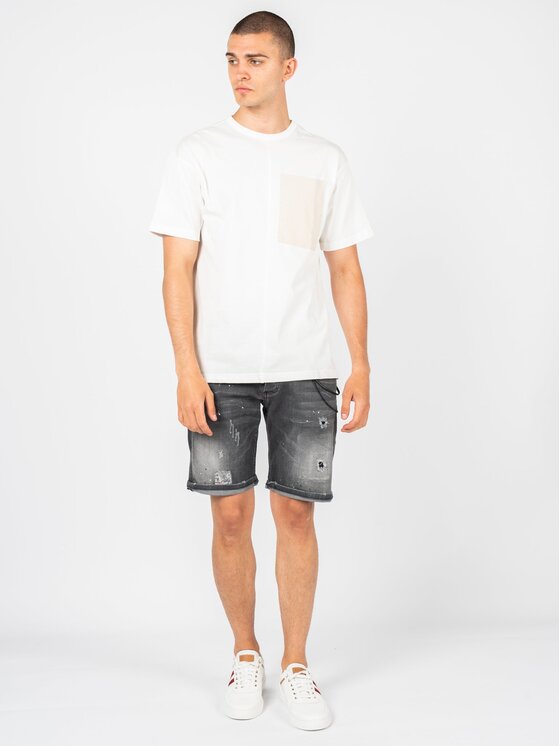 Xagon Xagon T-Shirt P2308 2Z87 ZUK Écru Oversize