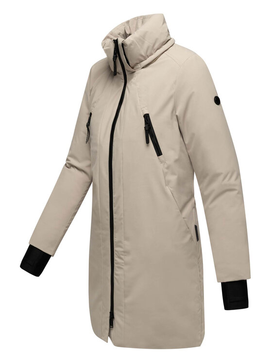 Navahoo Navahoo Kurtka zimowa Winterzart Szary Regular Fit