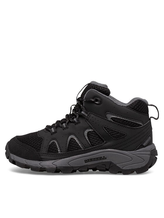 Merrell Merrell Pārgājienu apavi Oakcreek Mid Lace Wtrpf Mk265426 Melns