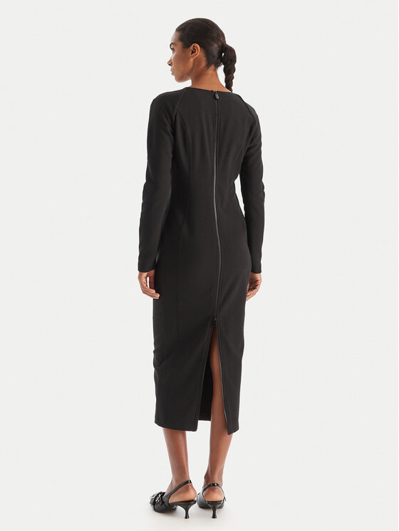 PINKO PINKO Koktejlové šaty 105670 A2QV Z99 Čierna Regular Fit