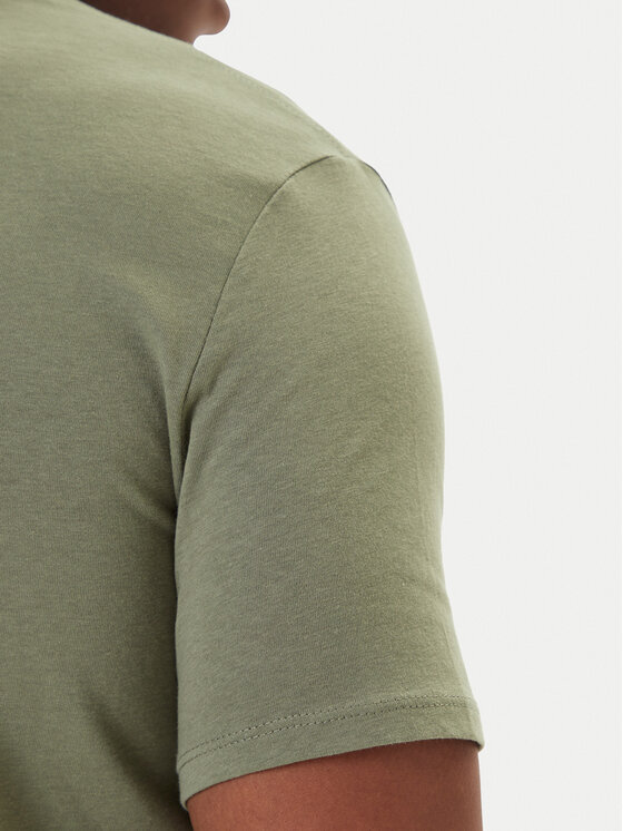 Mustang Mustang T-krekls Austin 1016858 Zaļš Regular Fit