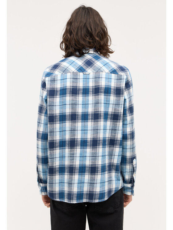 Mustang Mustang Camicia EASTBRIDGE Blu Regular Fit