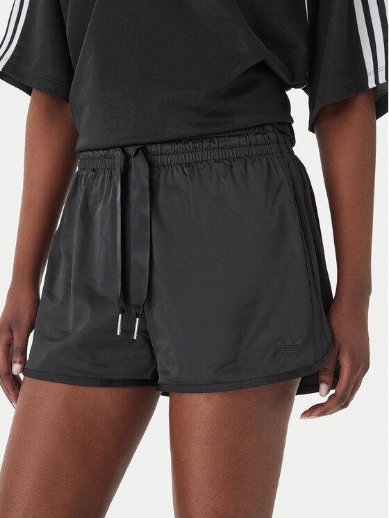 adidas adidas Спортивні шорти Pearl Jacquard KC7866 Чорний Loose Fit