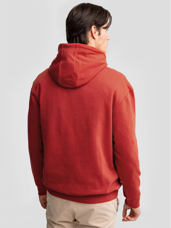 BIG STAR BIG STAR Bluza HERITY Pomarańczowy Comfort Fit