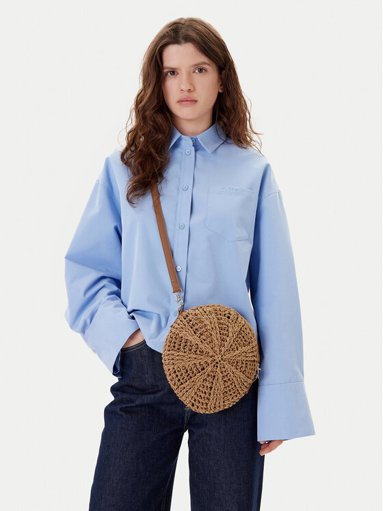 Pieces Pieces Handtasche Pclona Round 17155913 Braun