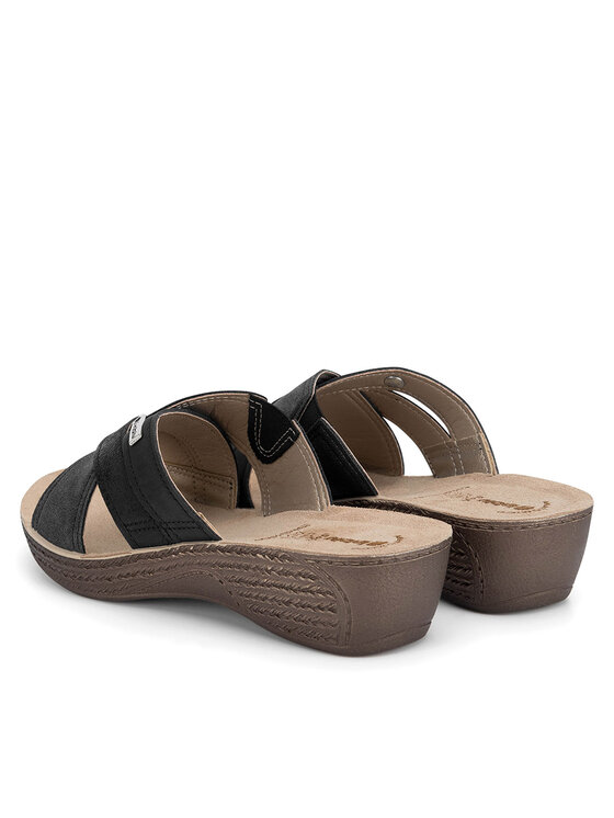 Inblu Inblu Klapki GL170100 Czarny