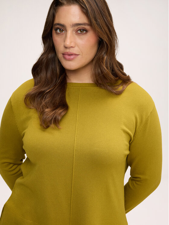 Fiorella Rubino Fiorella Rubino Sweter M275L008557N025 Zielony Regular Fit