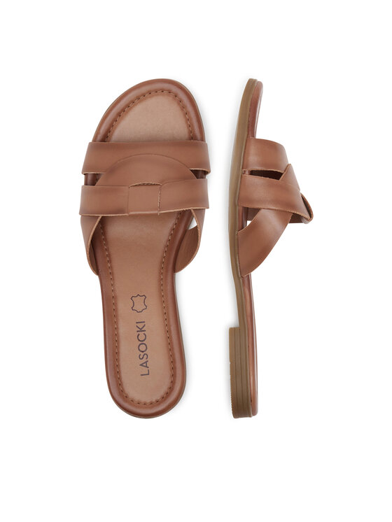 Lasocki Lasocki Natikače CEO-WI23-RUPIA-02 Smeđa