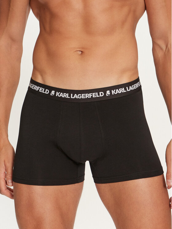 KARL LAGERFELD KARL LAGERFELD Set od 3 para bokserica 235M2109 Crna
