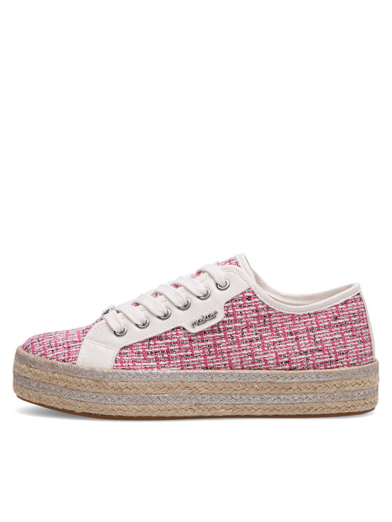 Rieker Rieker Sneakersy 94000-31 Różowy