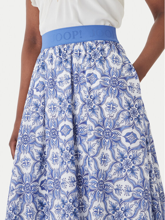 JOOP! JOOP! Fustă midi Saki2 30102101 Albastru Regular Fit