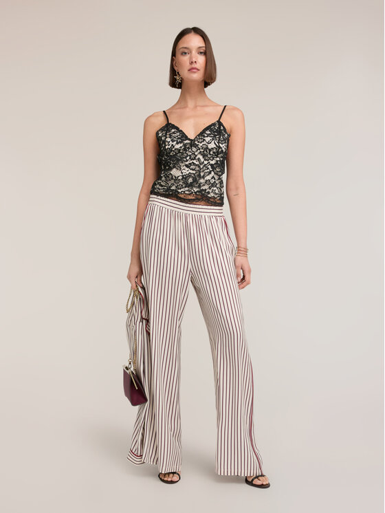 Motivi Motivi Top D099Q000618N033 Nero Slim Fit