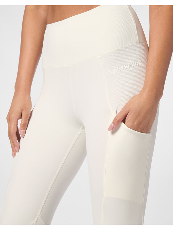 Plein Sport Plein Sport Legginsy 10187 Biały Active Fit
