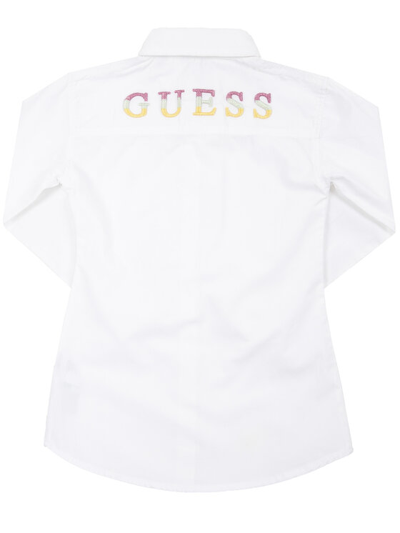 Guess Guess Camicia J01H14 WBHQ0 Bianco Regular Fit