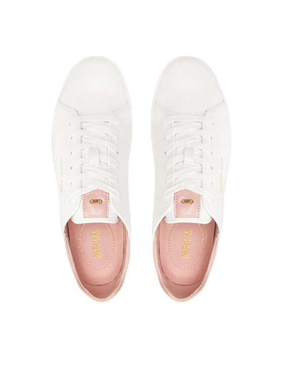 MICHAEL Michael Kors MICHAEL Michael Kors Snīkeri Jenny Lace Up 43T4JNFS1L Balts