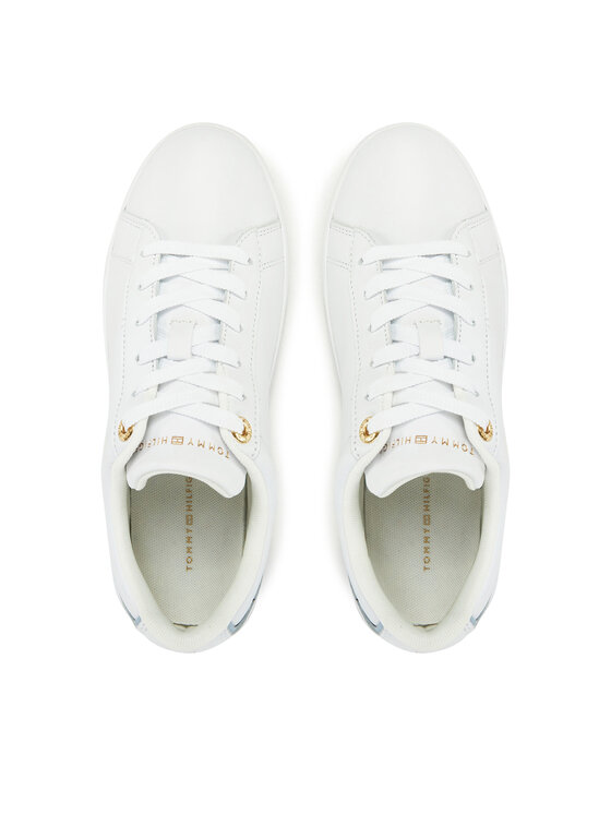 Tommy Hilfiger Tommy Hilfiger Sneakersy Chic Court Sneaker FW0FW08642 Biały