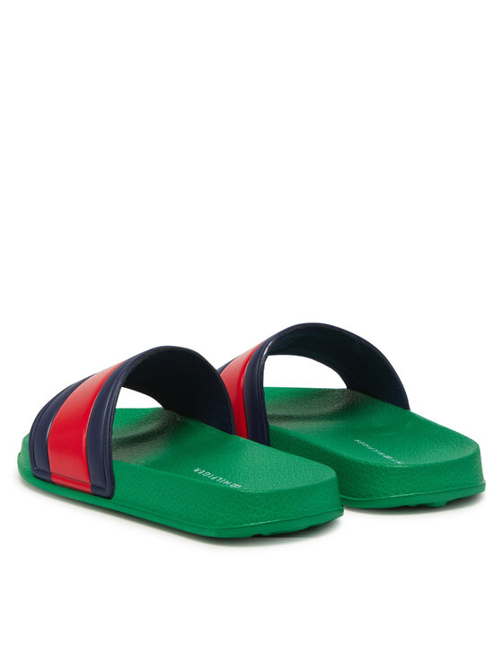 Tommy Hilfiger Tommy Hilfiger Шльопанці T3X0-33915-1172 Зелений